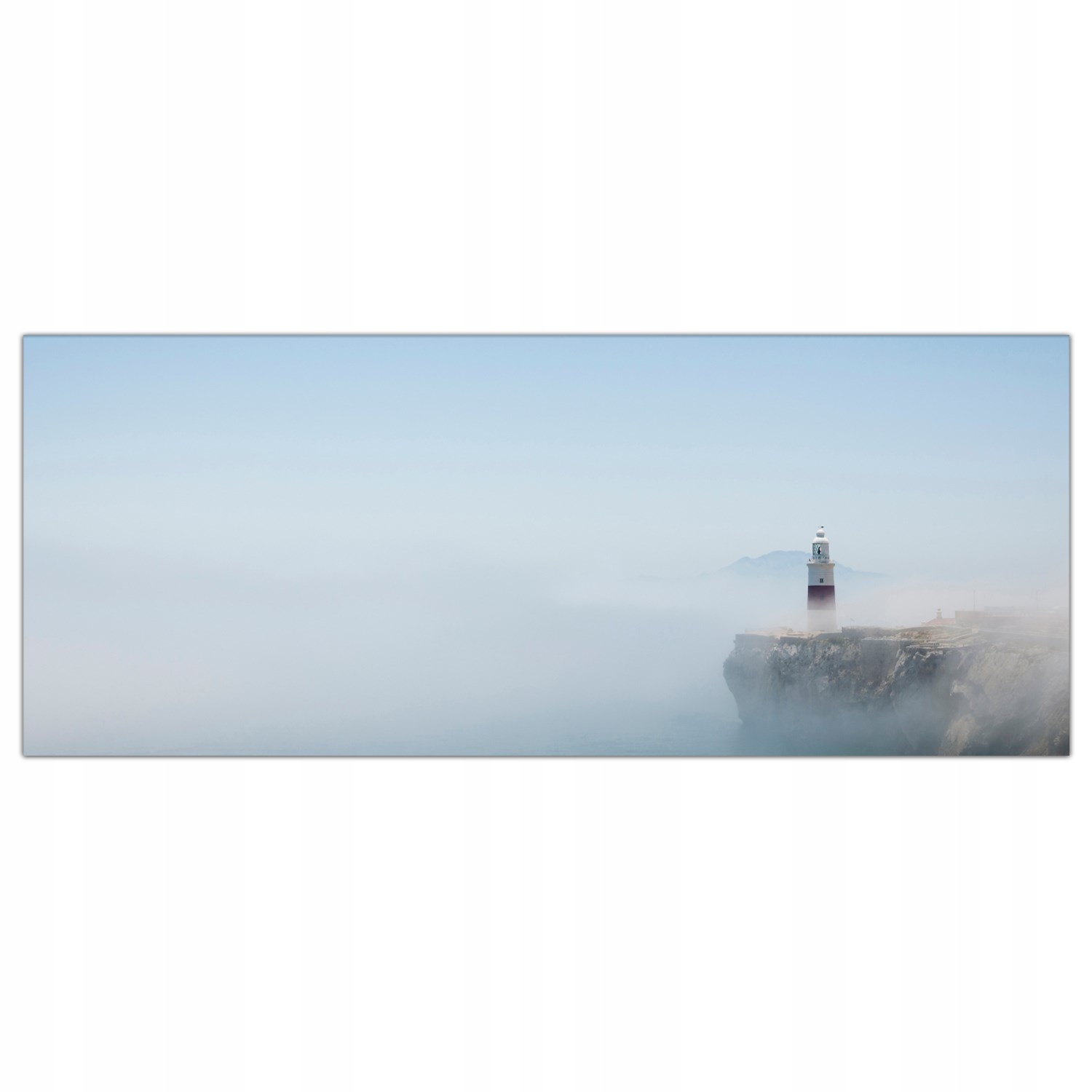 

Obraz na szkle Foto Latarnia Morska Mgła 125x50