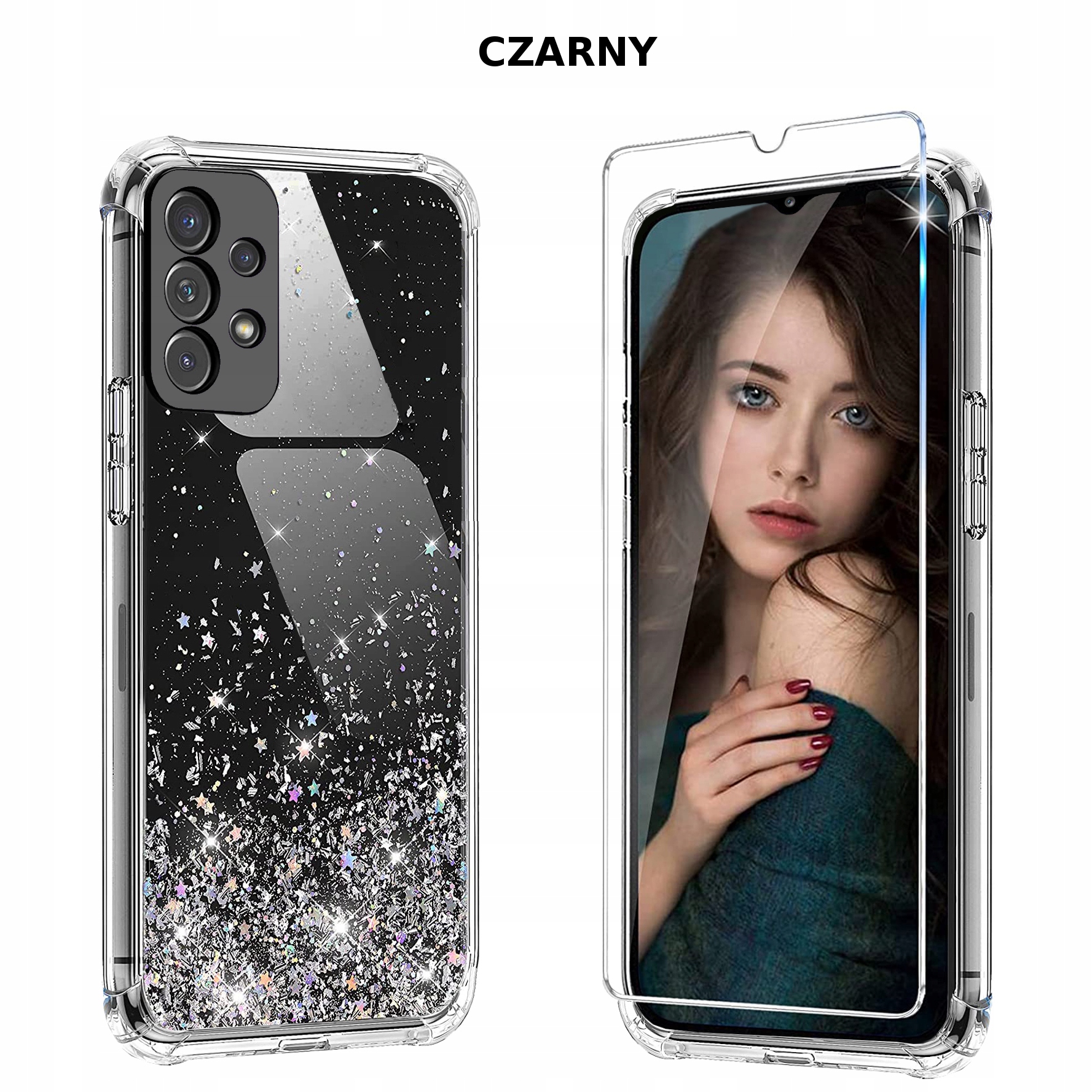 ETUI BROKAT DO SAMSUNG A32 4G +SZKŁO Marka Nela-Styl