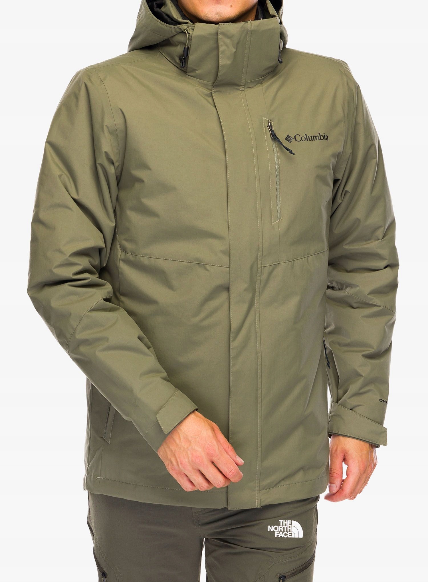 Kurtka 3w1 Columbia Element Blocker III Interchange Jacket stone green XXL