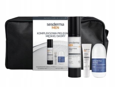 Sesderma Men zestaw emulsja do twarzy 50ml żel pod oczy 15ml dezodorant