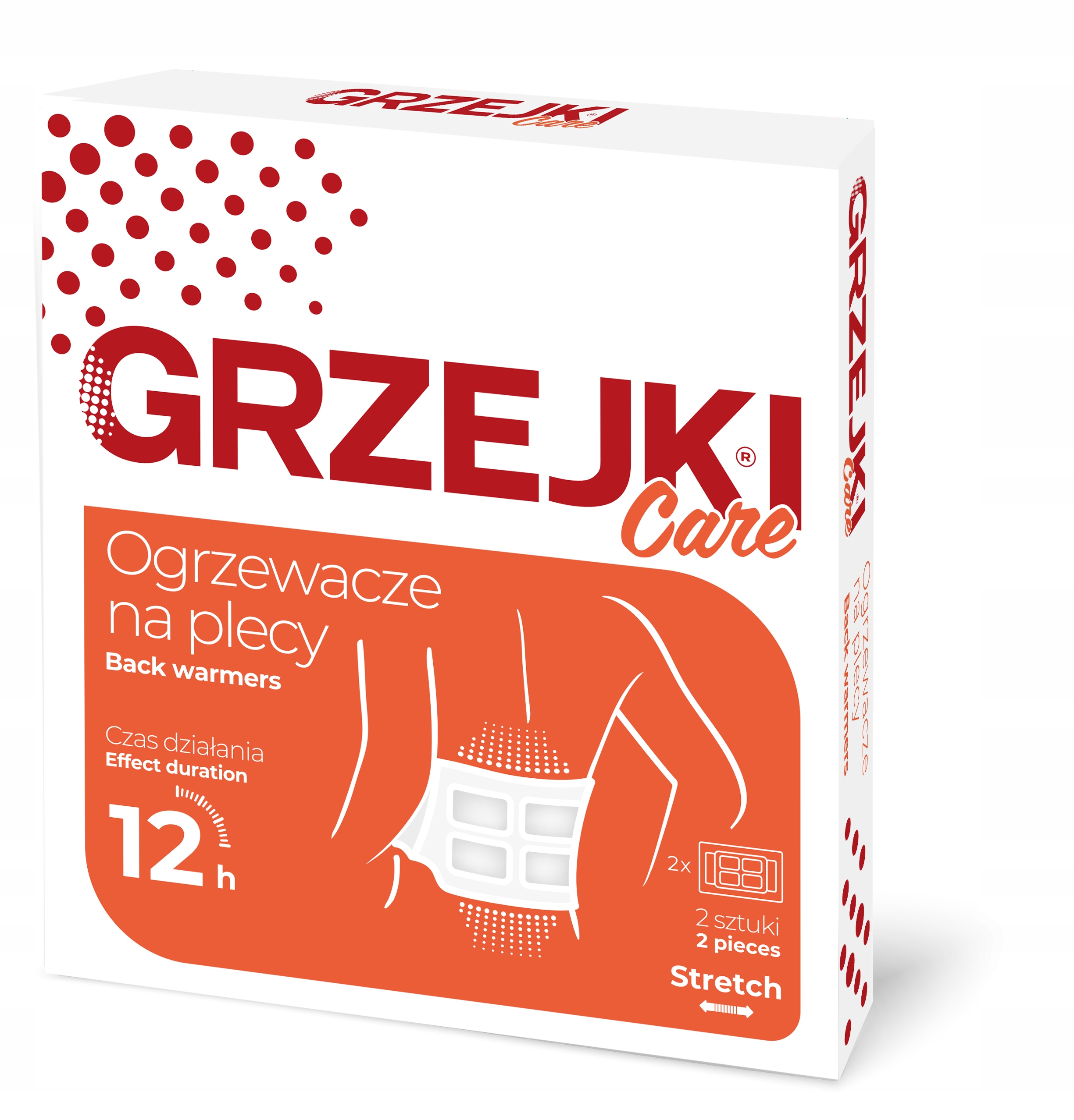 Grzejki care, ogrzewacz na plecy 2 sztuki