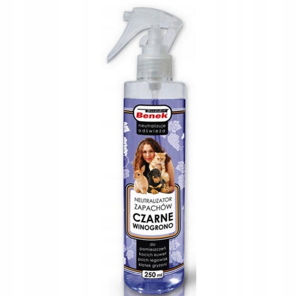 2x Benek Neutralizátor Černé Hroznové Víno Sprej 250 ml