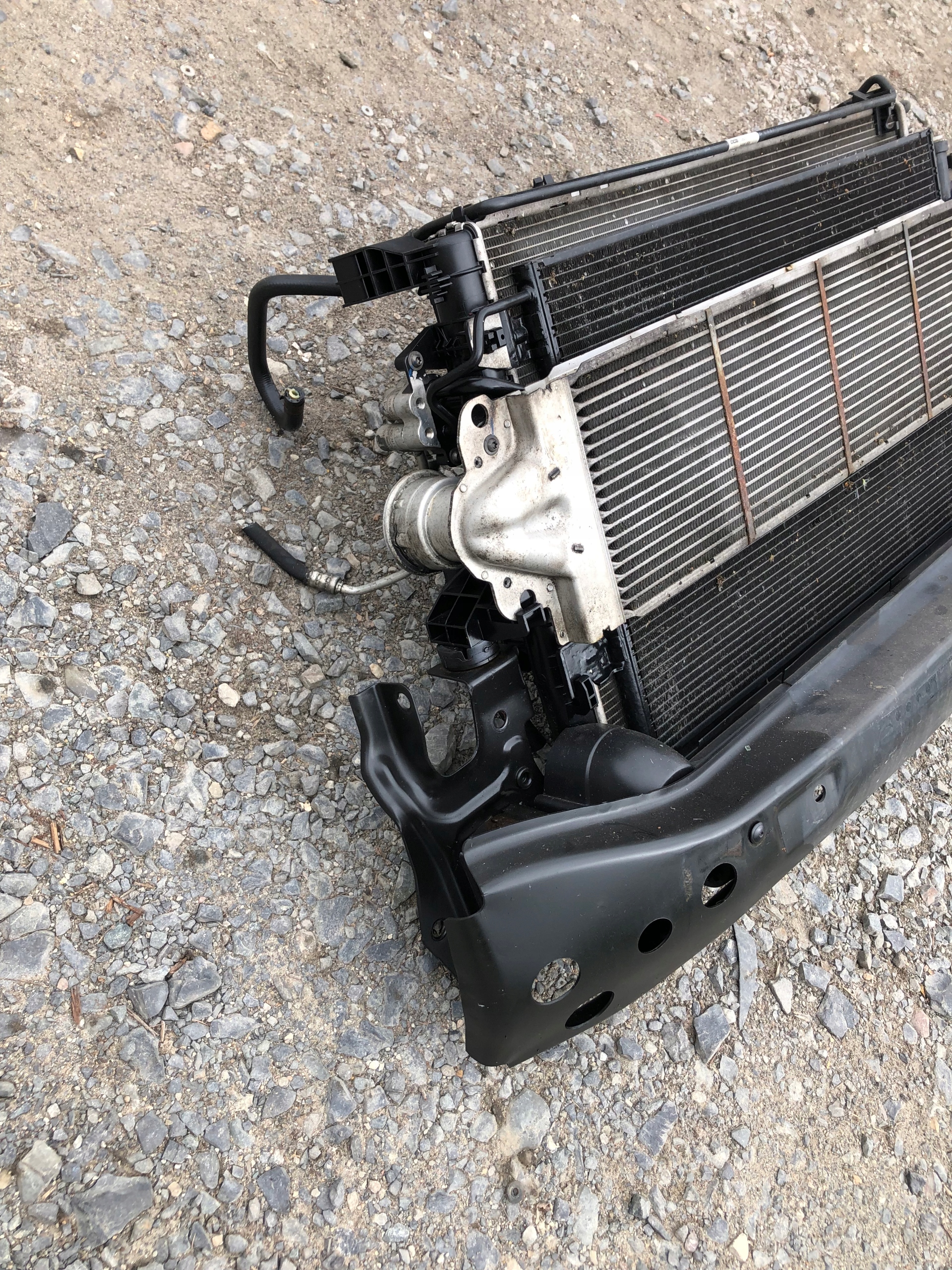 VW T5 2.0 CAA schlossträger kühler lüfter