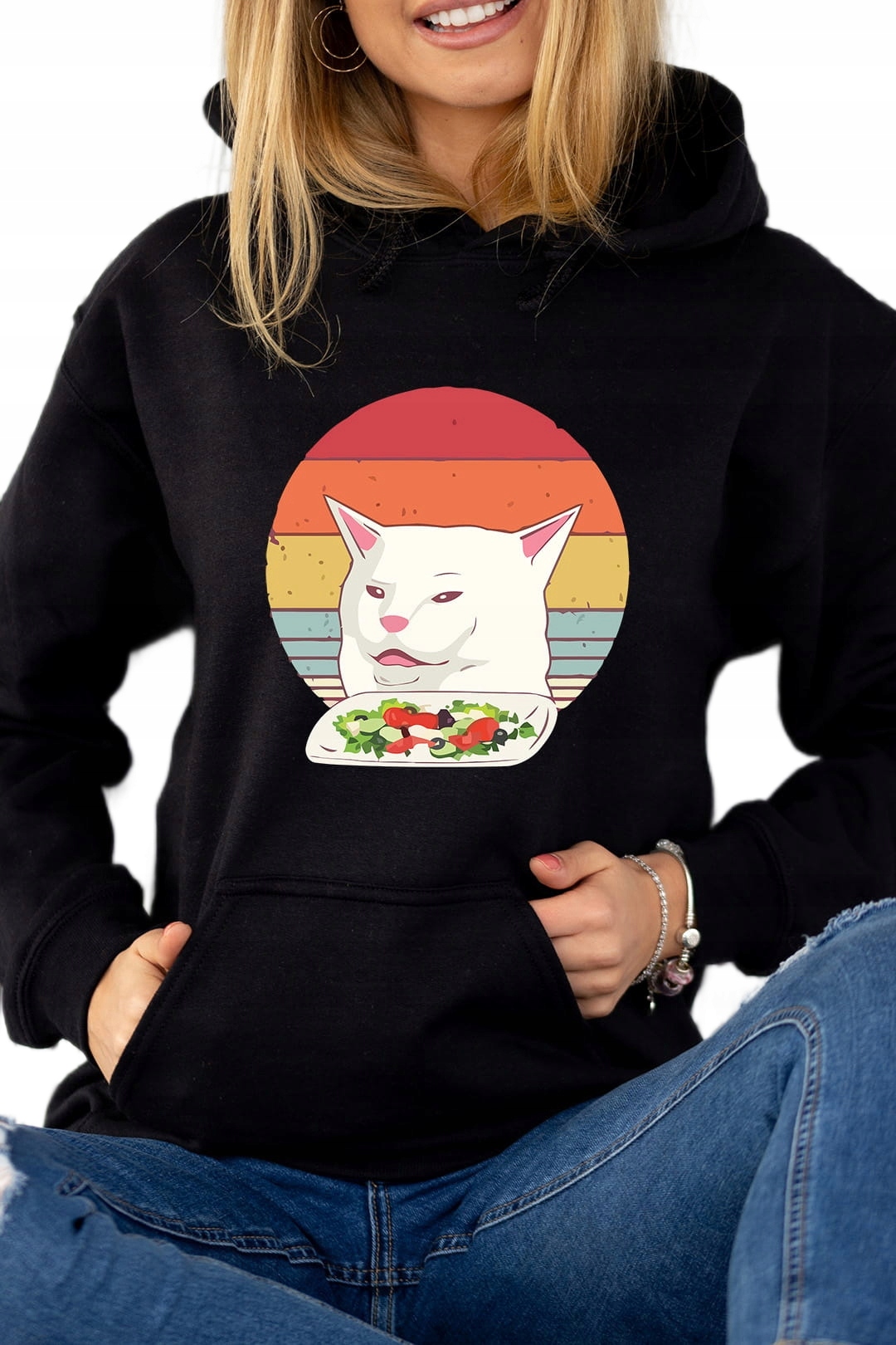 Mikina Kočka z Mema