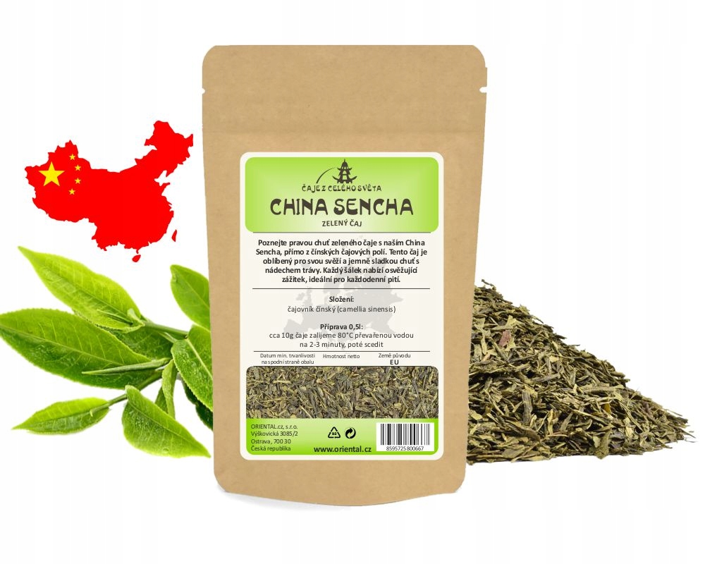 Zelený čaj China Sencha 1000 g