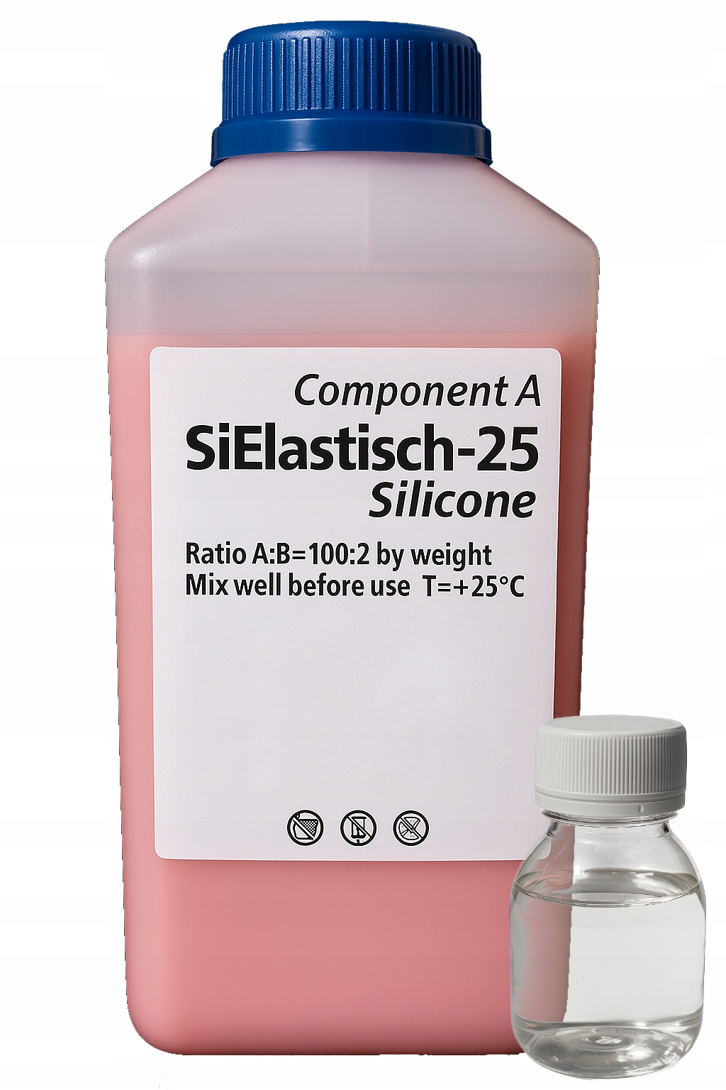 Velmi pružný silikon pro formičky RTV-2 SiElastisch-25 A Sh 1 kg