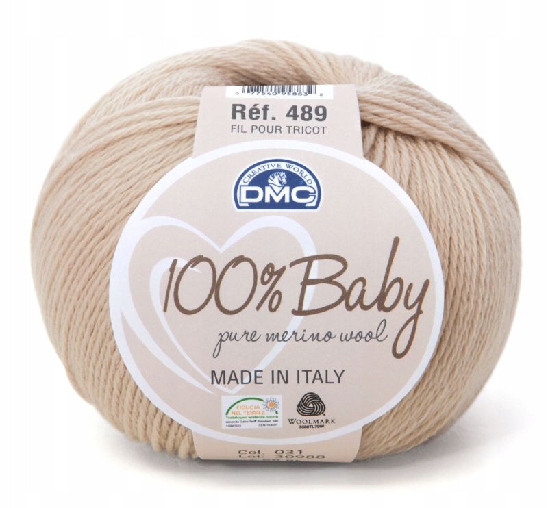 włóczka DMC 100% Baby kol. 031 ciepły beż