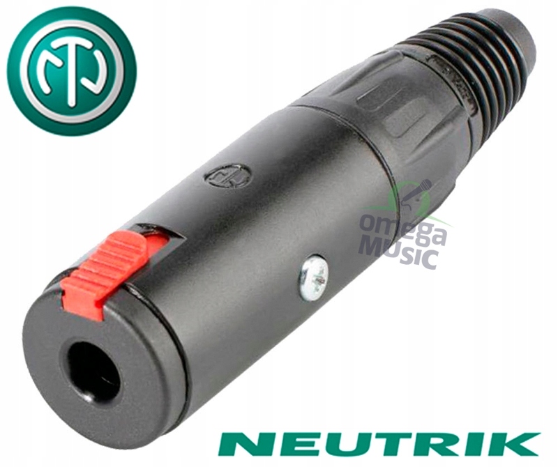 

Neutrik NJ3FC6-BAG Gniazdo Jack 6,3mm Na kabel Trs