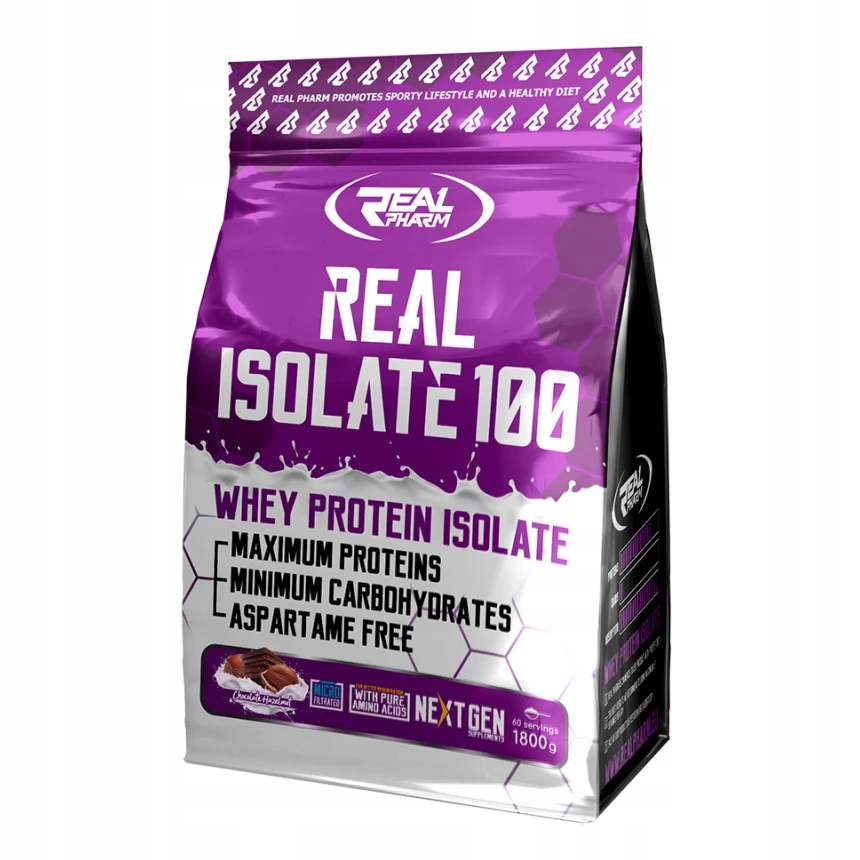 Real Pharm Real Isolate 1800 g Čokoláda