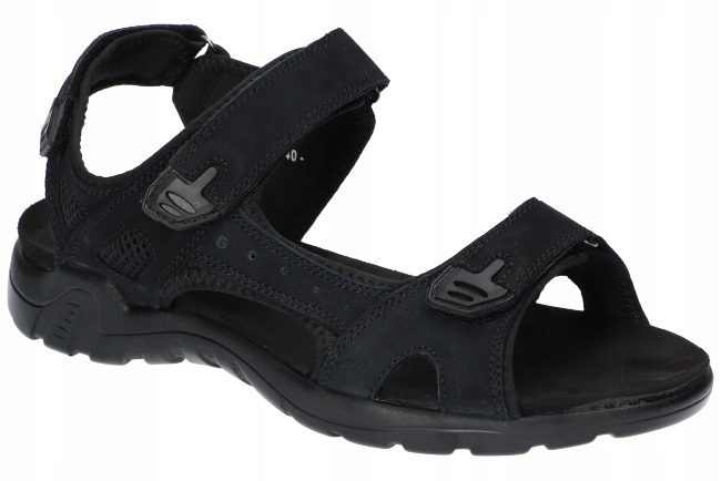 American Club CY146 Pevné Originální Nazouváky Pánské Kožené Sandály Bk 45