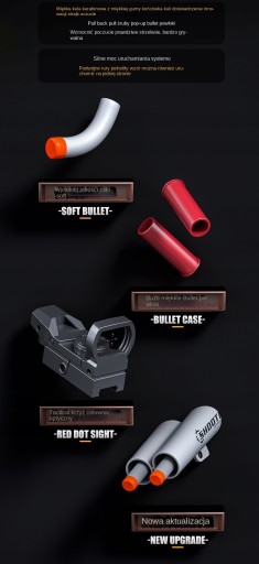 S686 Shotgun Double Barrel Shell Softball Boy Marka bez marki