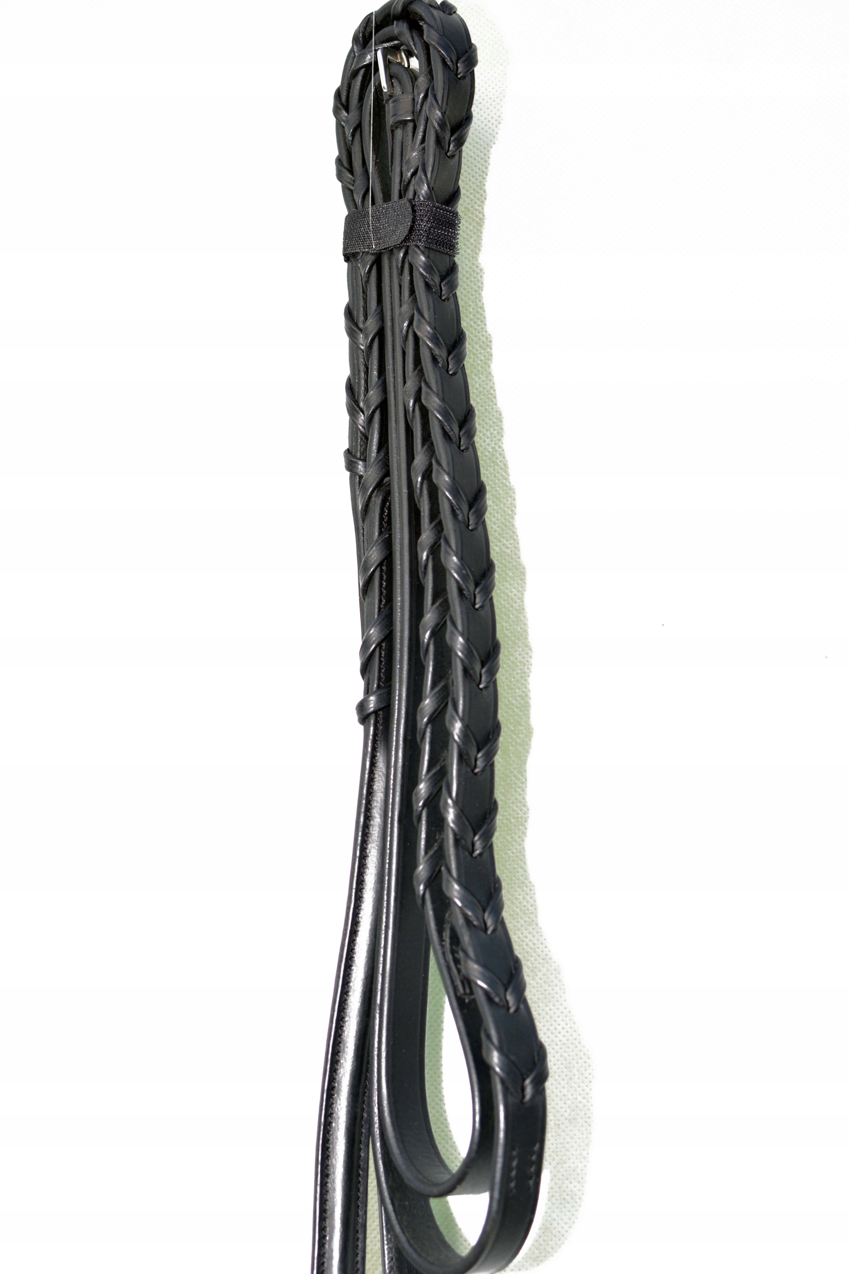 Wodze Skórzane Pleciona Warkocz Roz. Full