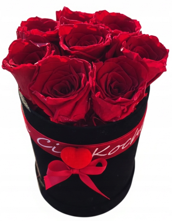 Skutečné Věčné Růže Květinová krabička na Dárek Valentýna Zásnuby Voňavé