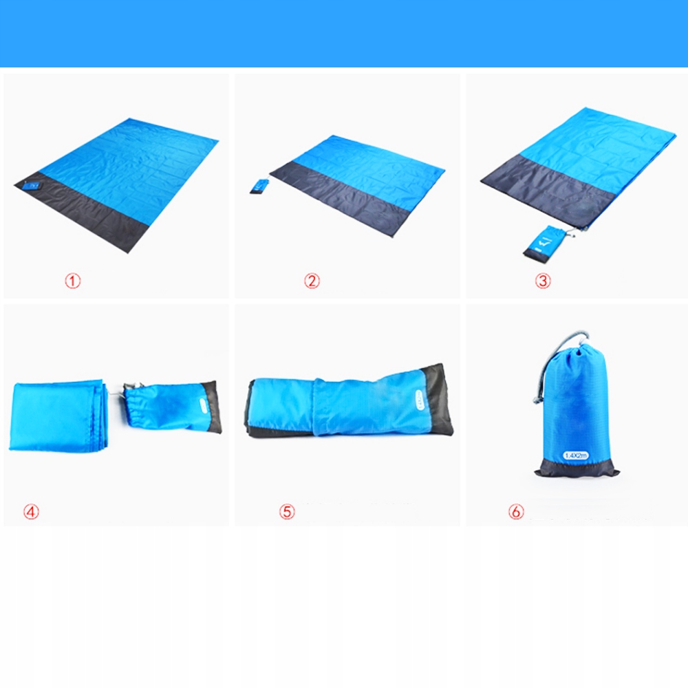 Mata Izolacja grill Sand free nad jezioro prostokątny 200 x 140 cm Model mata nad jezioro