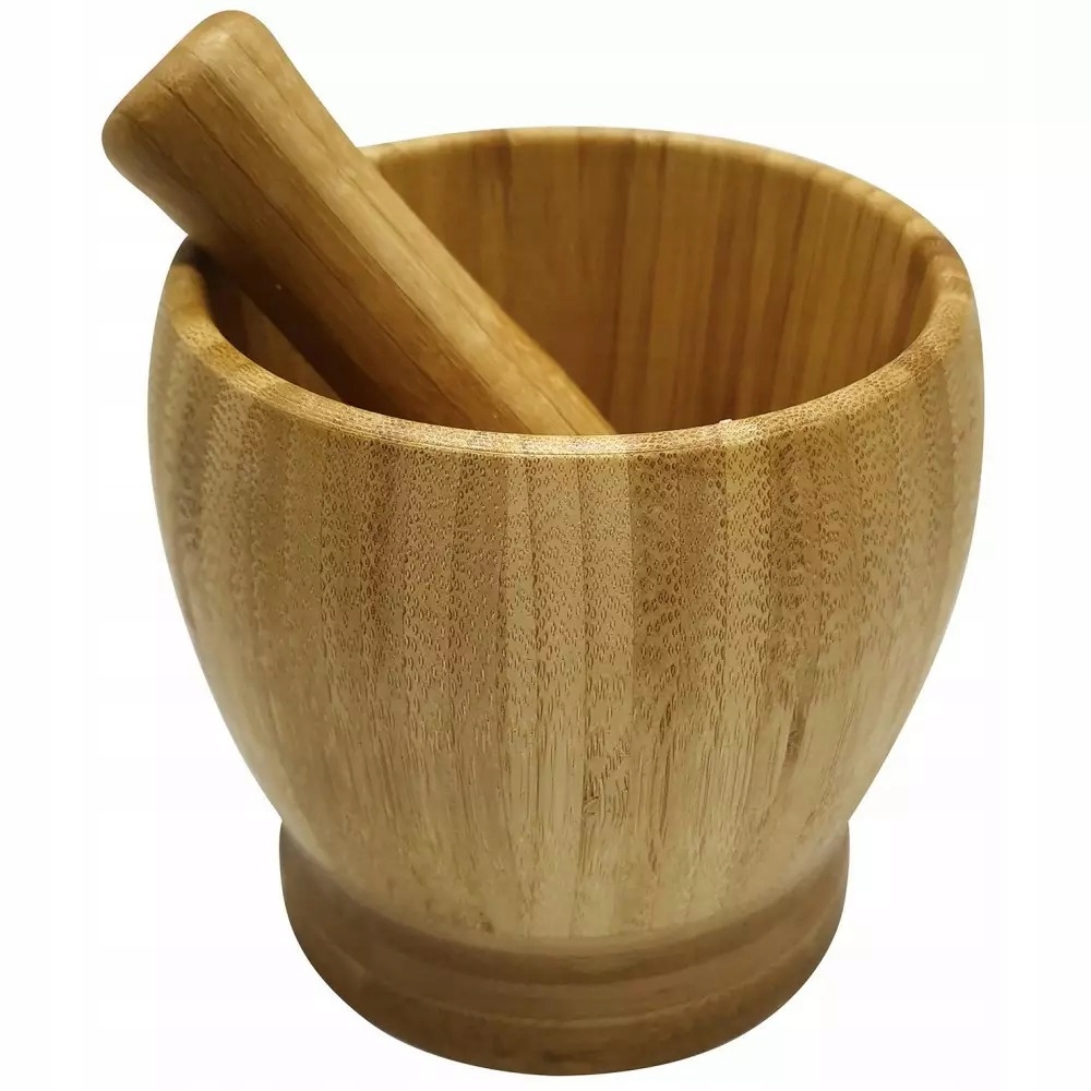 

Moździerz bambusowy do Przypraw Pesto Tłuczek 1616