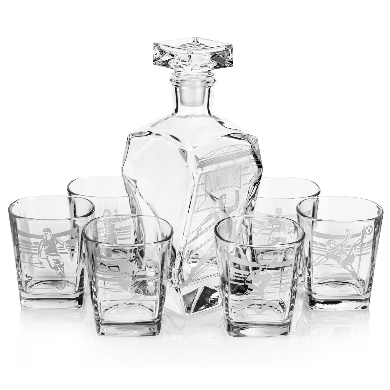 Sada na whisky 6+1 "lopta" Karafa 750 ml Poháre 300 ml