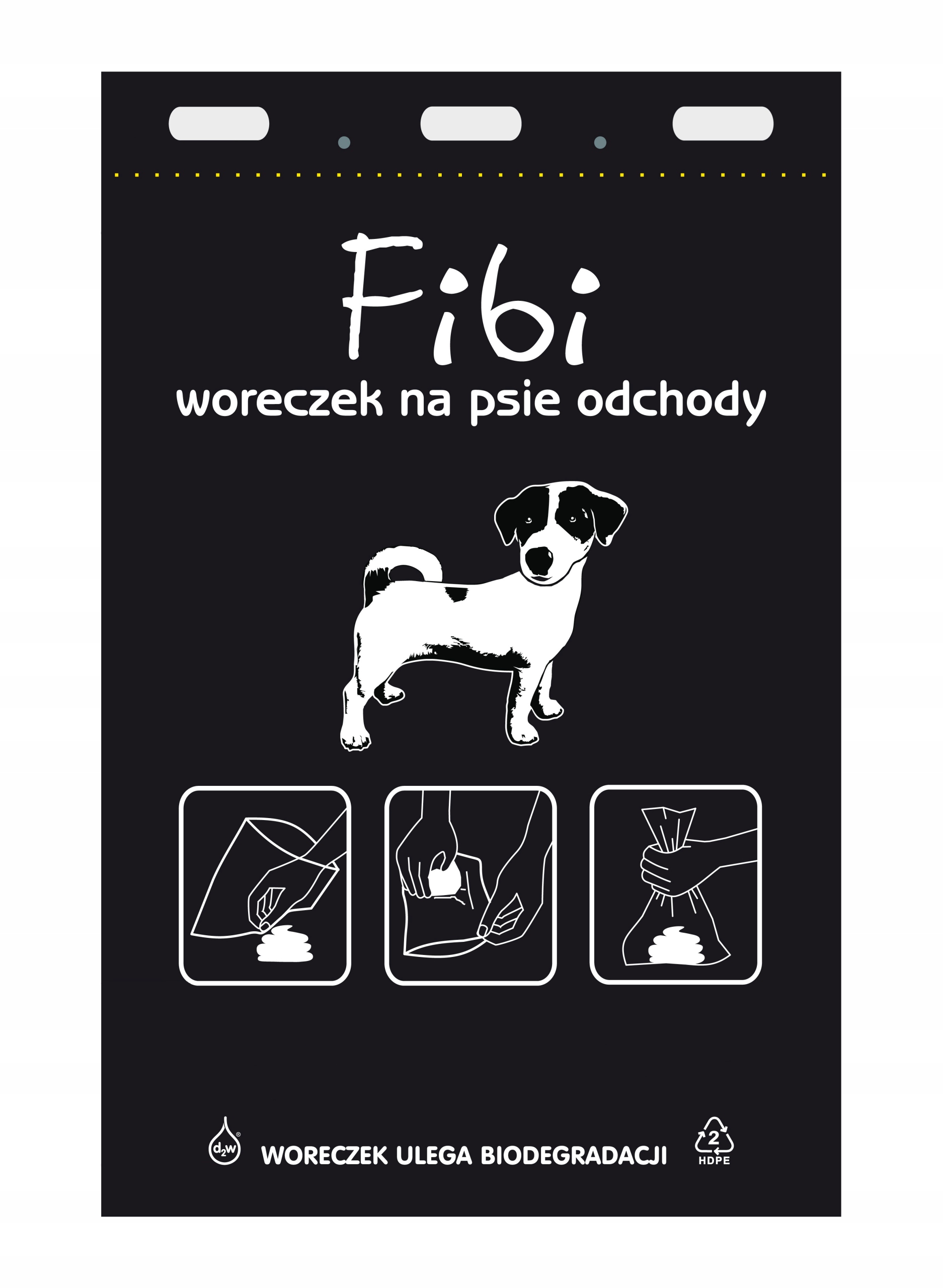 

Woreczki worki na psie odchody kupy Fibi 2500szt.
