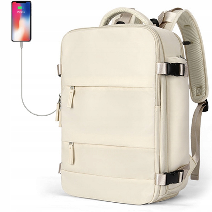 Damski Plecak bagaż podręczny samolot wizzair ryanair 40x30x20 laptop 15,6