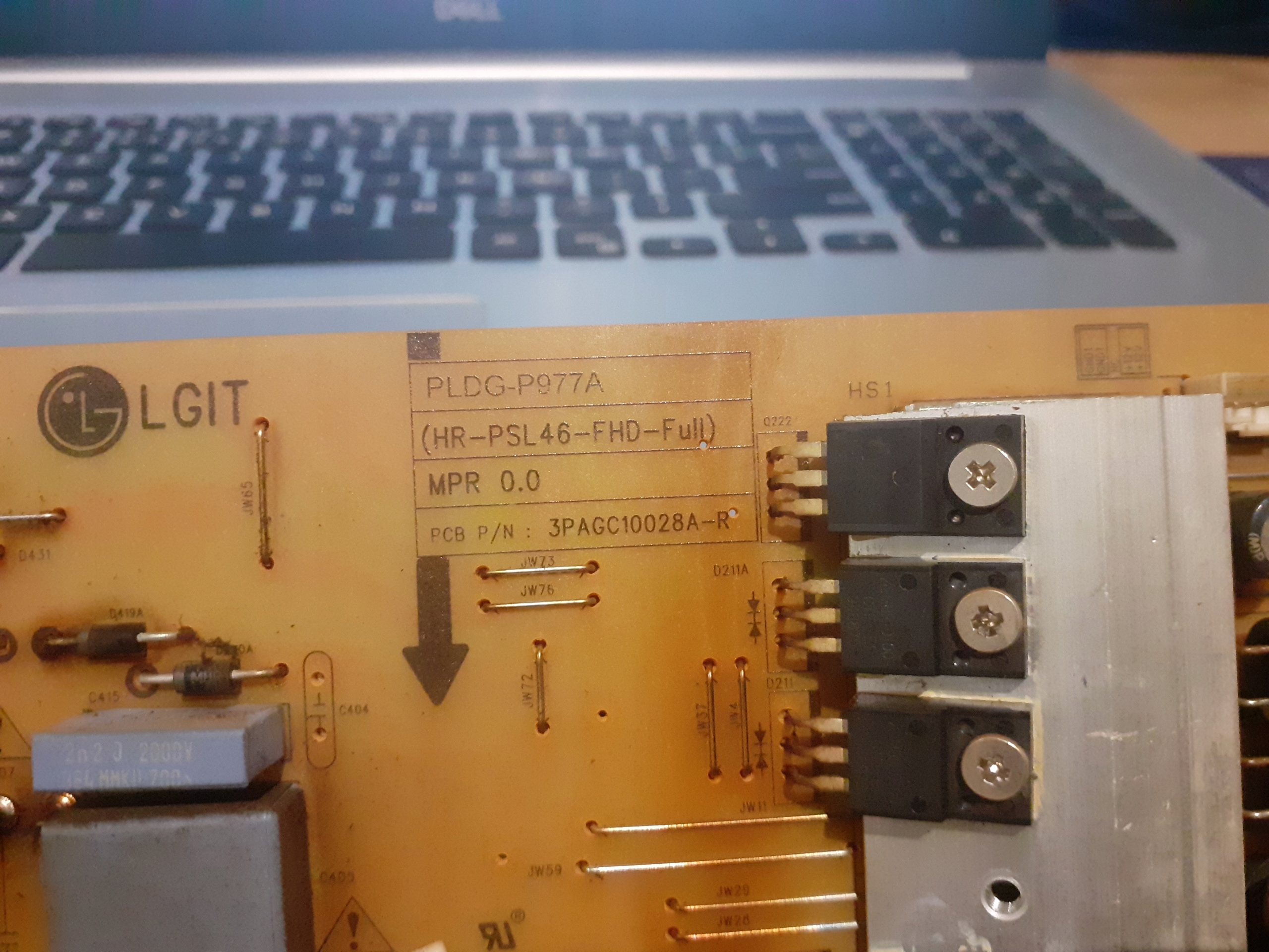 PLDG-P977A PHILIPS 46PFL7605H/12 ПОВРЕЖДЕН