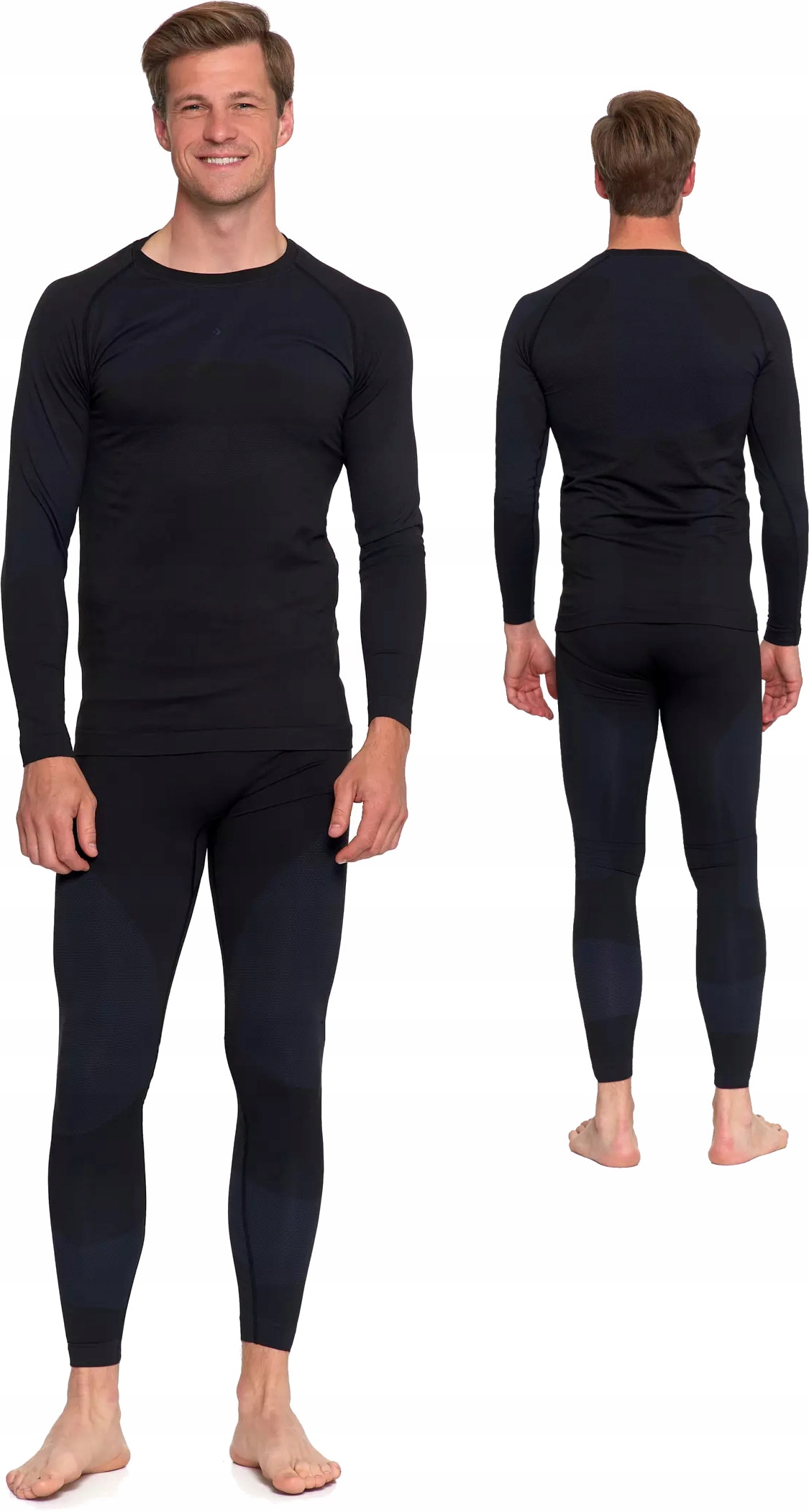 Pánské termoaktivní spodní prádlo Moraj mikina kalhoty KMT7000-003 černá M