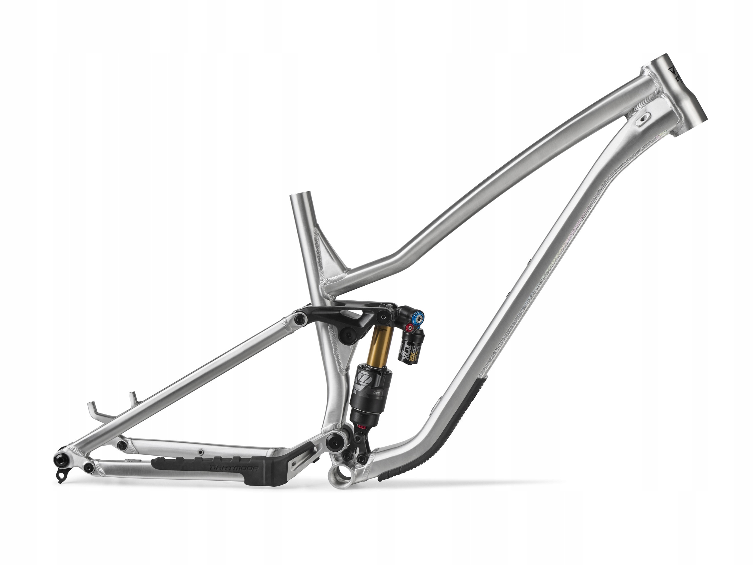 Rám Dartmoor Rocbird 29 bez tlumiče, pod 205x65/185x55, Brushed Silver, XL