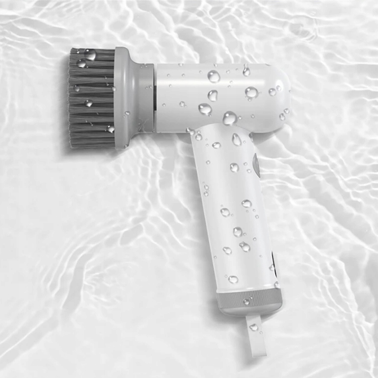 Levně Elektrický bezdrátový voděodolný čisticí kartáč Synoshi nástavce