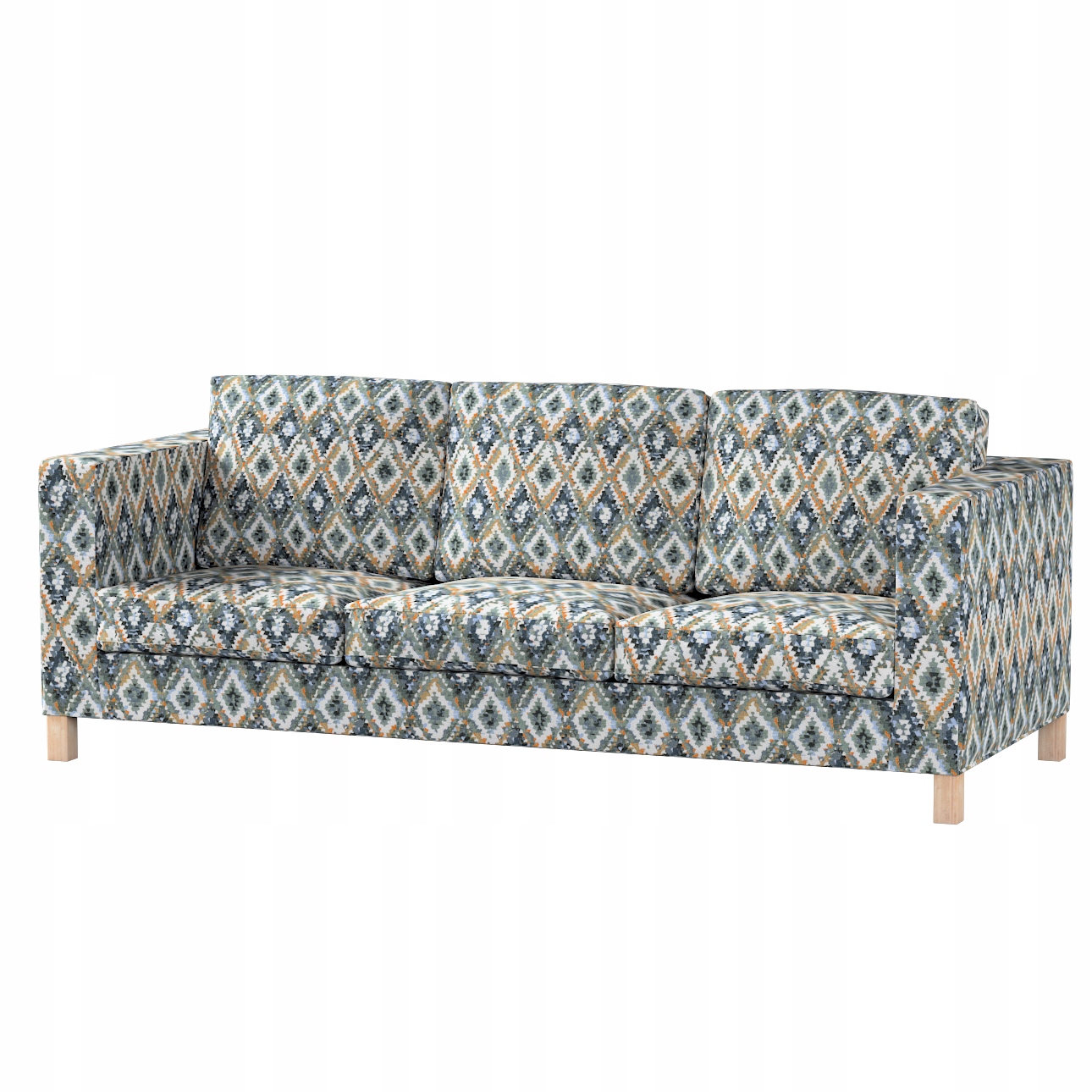 Potah na 3-místnou rozkládací pohovku Karlanda Ikea zelený