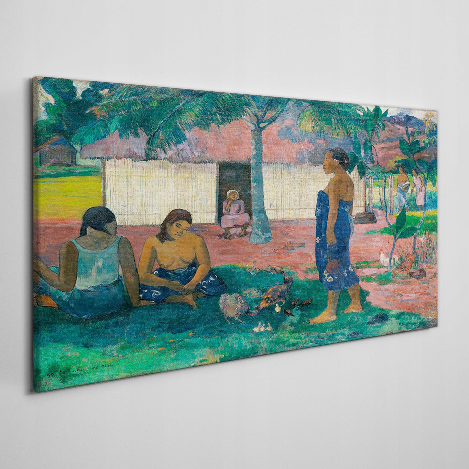 

Obraz płótno Dlaczego jesteś zły Gauguin 140x70 cm