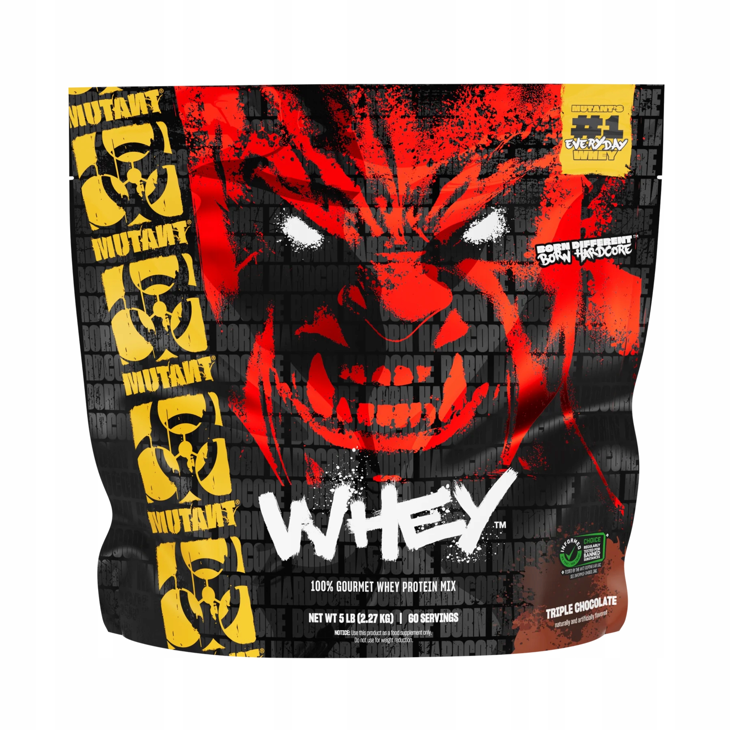 Protein Mutant Whey 2270 g Čokoláda Směs Wpc Wpi 61 porcí