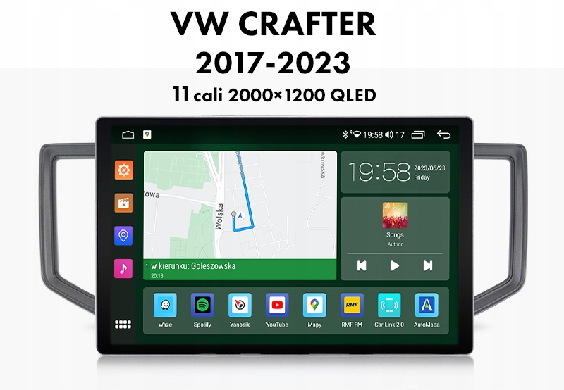 Vw Crafter Man Tge Radio Navigace Android Qled