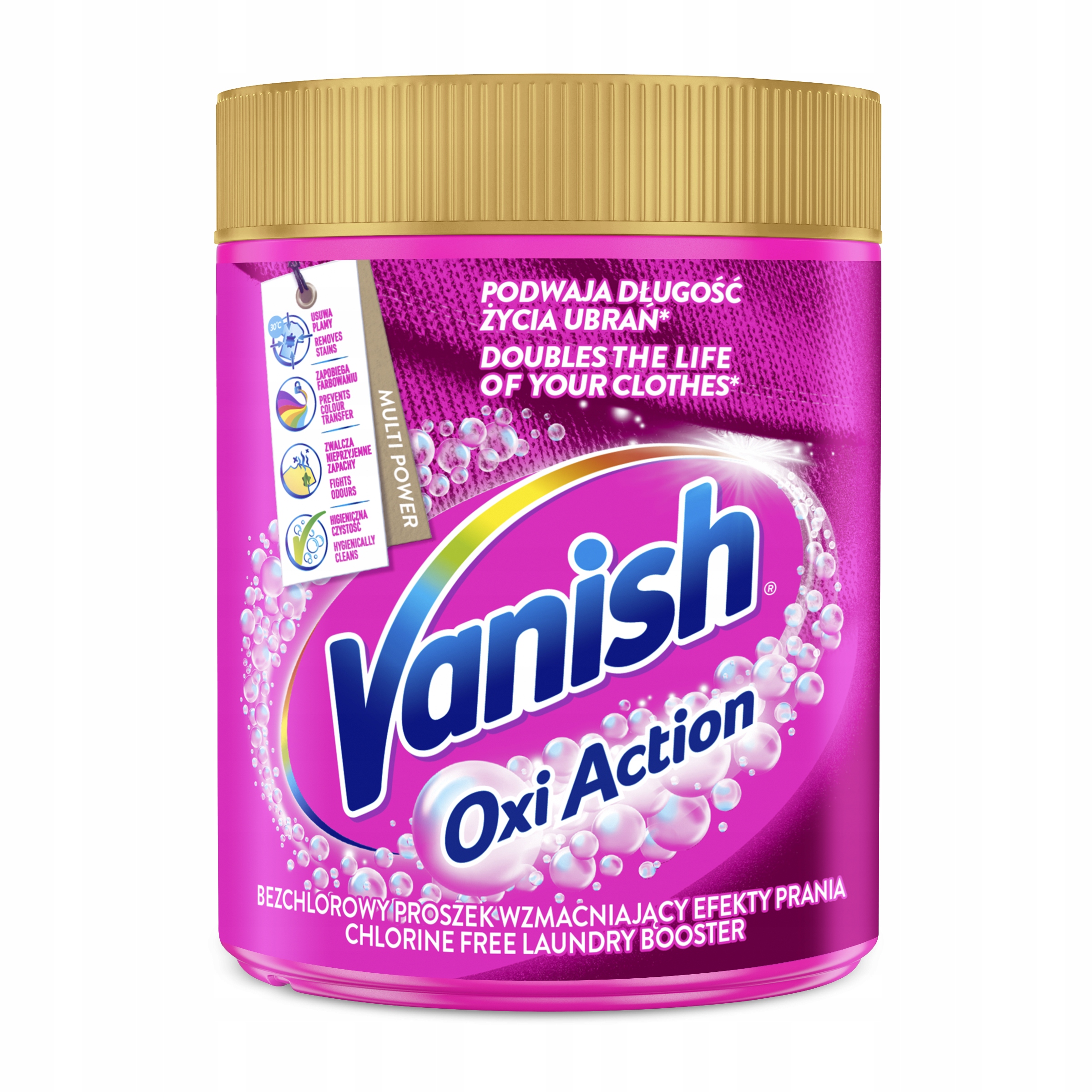 

Vanish Oxi Action Pink Odplamiacz Kolor 470g