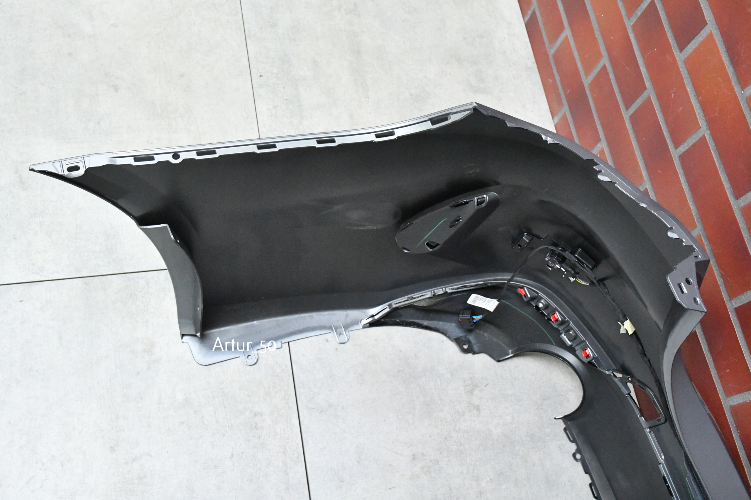 bumper rear part rear BMW 4 G22 G23 SKYSCRAPER GRAU