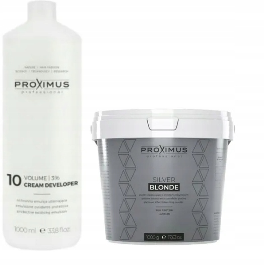 Rozjaśniacz Proximus Professional Silver Blonde 3% emulsja