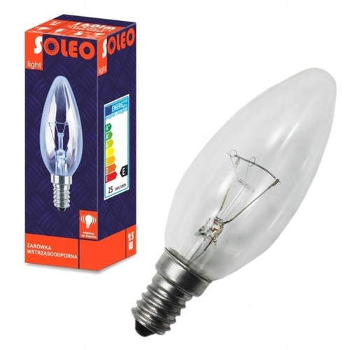 

10 x Żarówka Tradycyjna Klasyczna Świeczka E14 25W