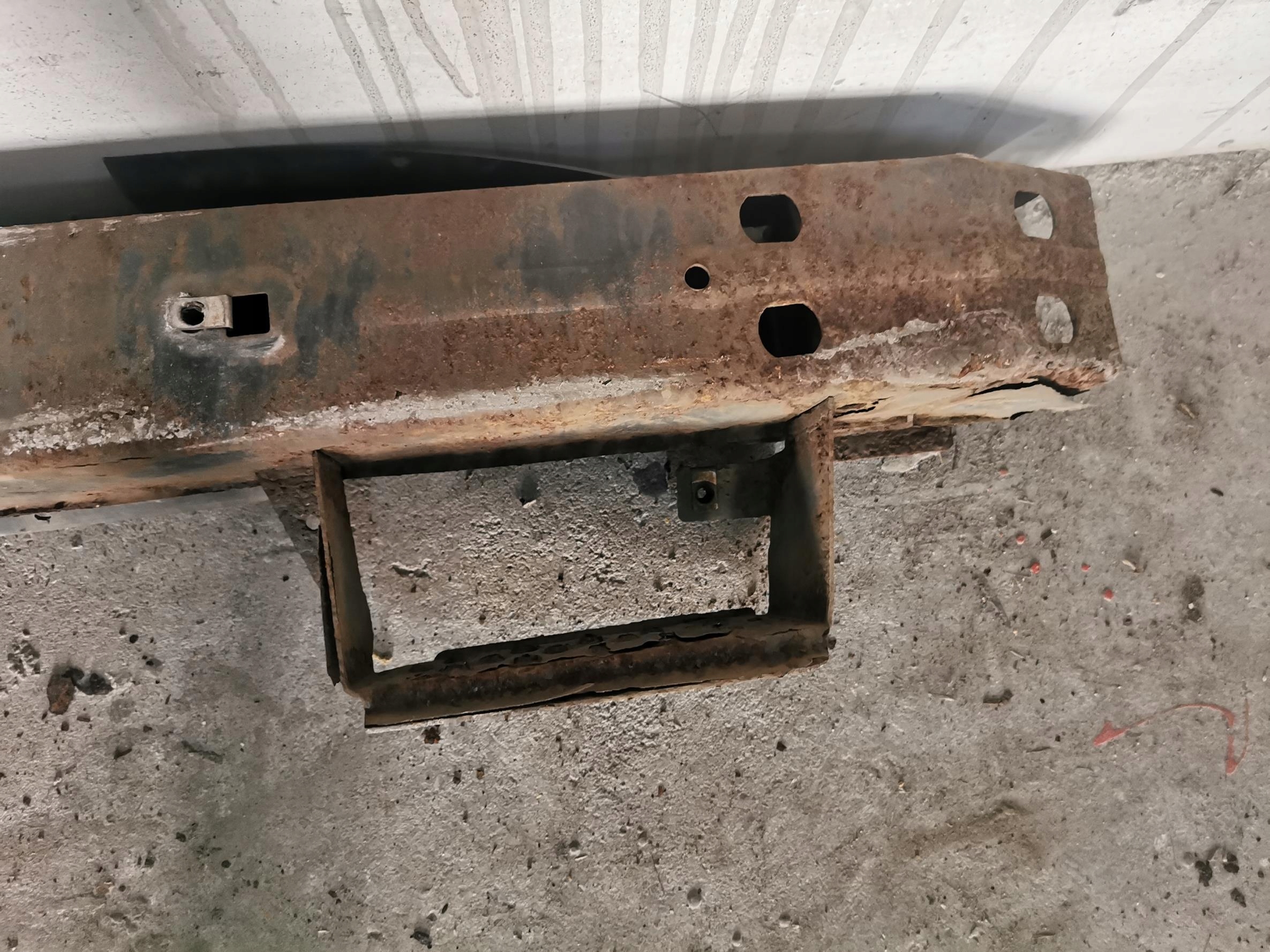 bumper support front FORD TRANSIT MK7 06-12