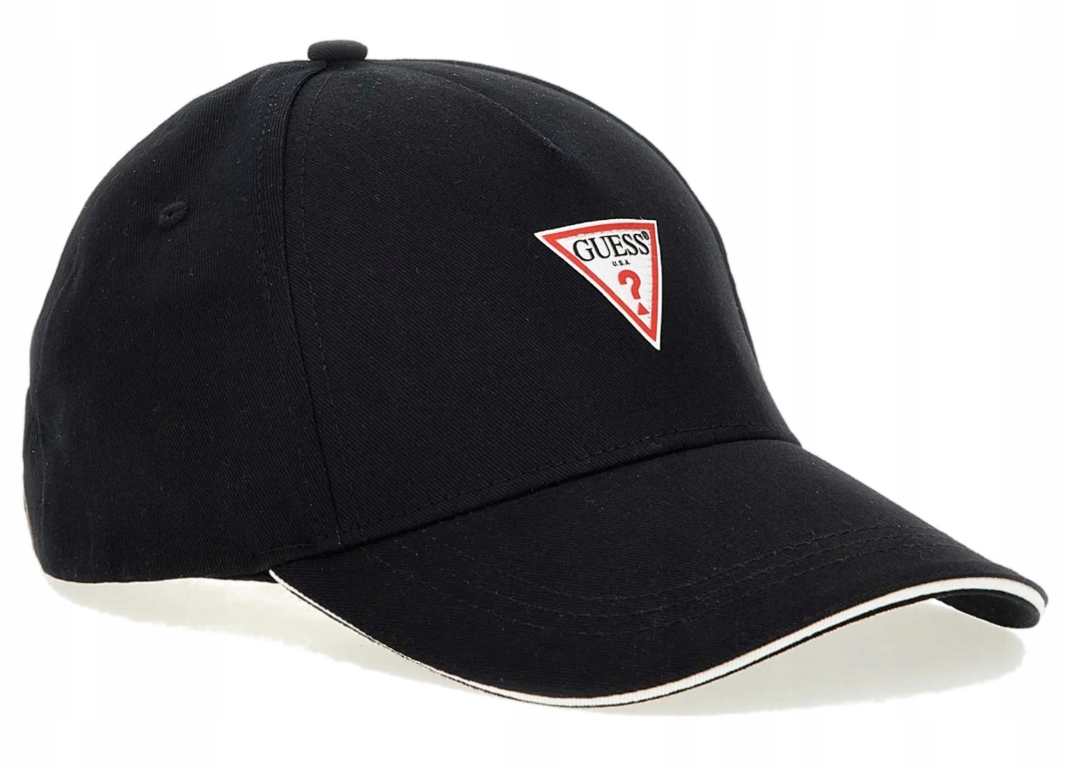 Baseballová Kšiltovka Baseball Cap Kšiltovka Černá Logovaná Nastavitelná Guess