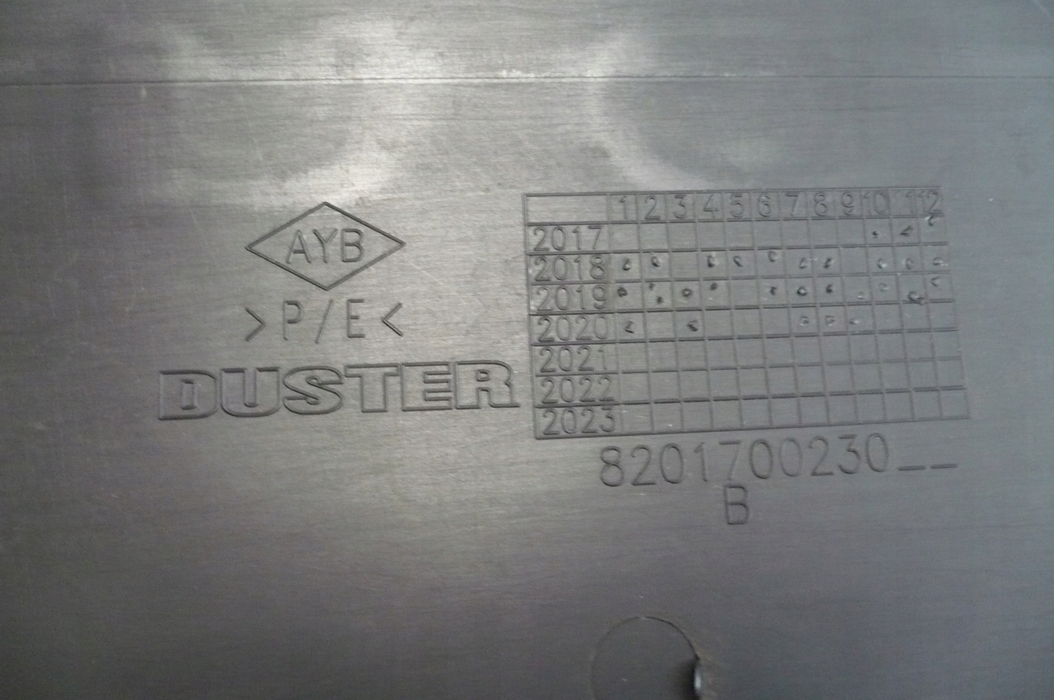 DACIA DUSTER II 2 moulding door right front 2017-24