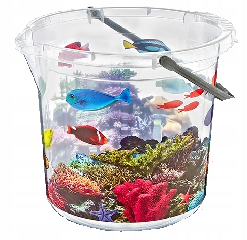 

Wiadro 10l Przezroczyste Transparent Rybki