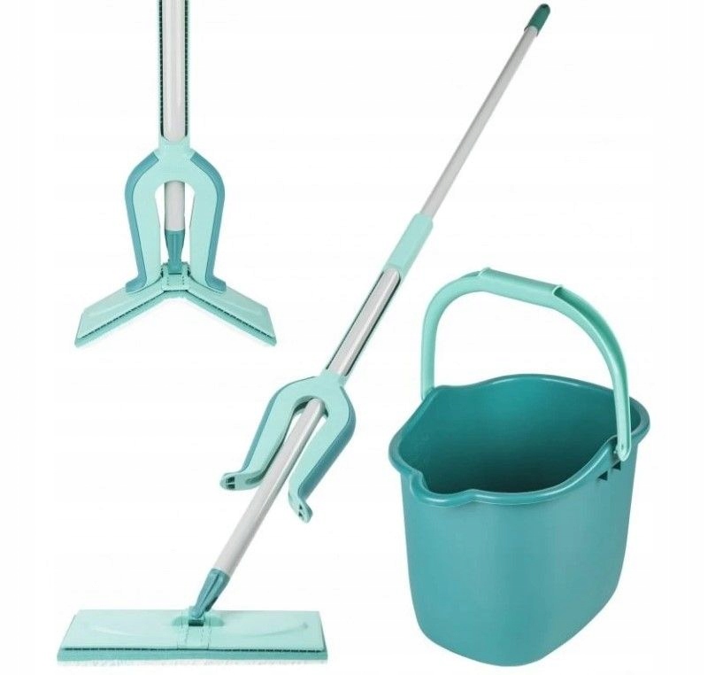 Levně Mop plochý Leifheit Picbello mikro duo vědro 10l