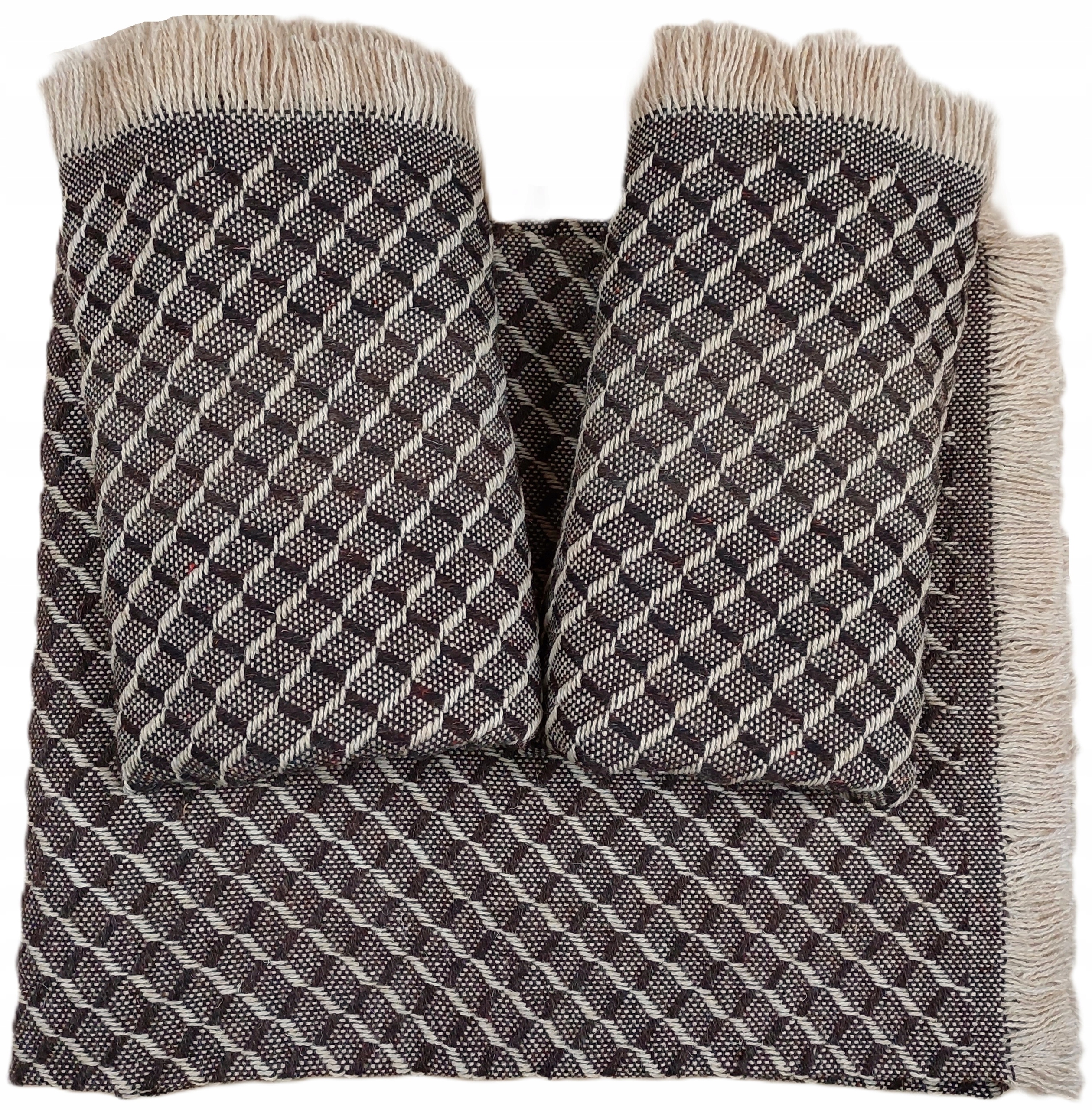 KOMPLET NARZUTA NA KANAPĘ 170x205 I DWA FOTELE 60X170 BRĄZOWA BEŻOWA POLSKA Marka inna