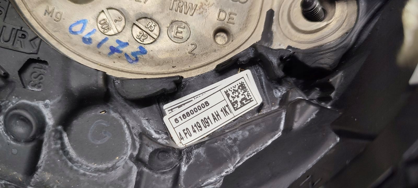 volant multifunkcyjna kožená kůže Audi A6 C6