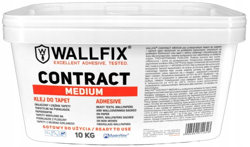 Klej do tapet Wallfix Contract Medium 5 kg Sklep! Szybkoschnący!