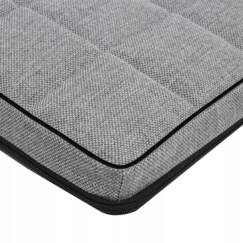 Matrace pro psa stylová, odolná 120x90x5, protiskluzová, světle šedá/černá