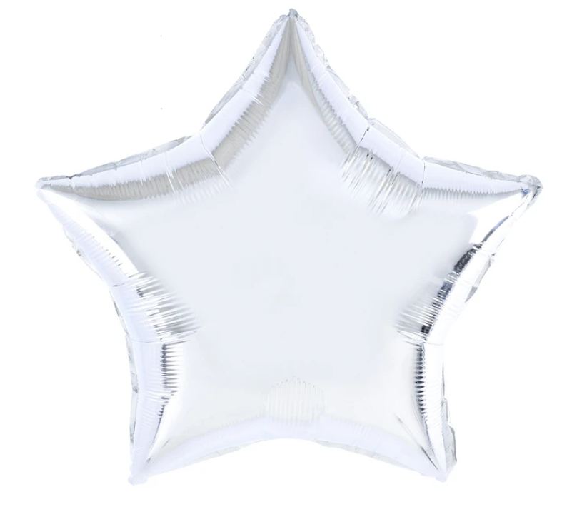 

Balon Foliowy Na Hel Gwiazda Gwiazdka Srebrna 45cm