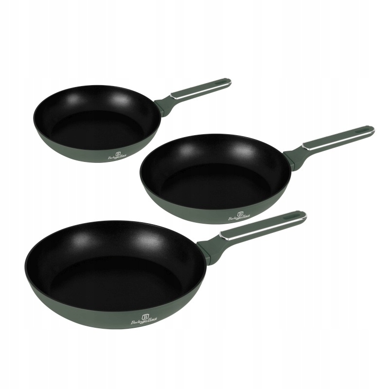 Sada panvíc s titánovým povrchom Matte Green Collection