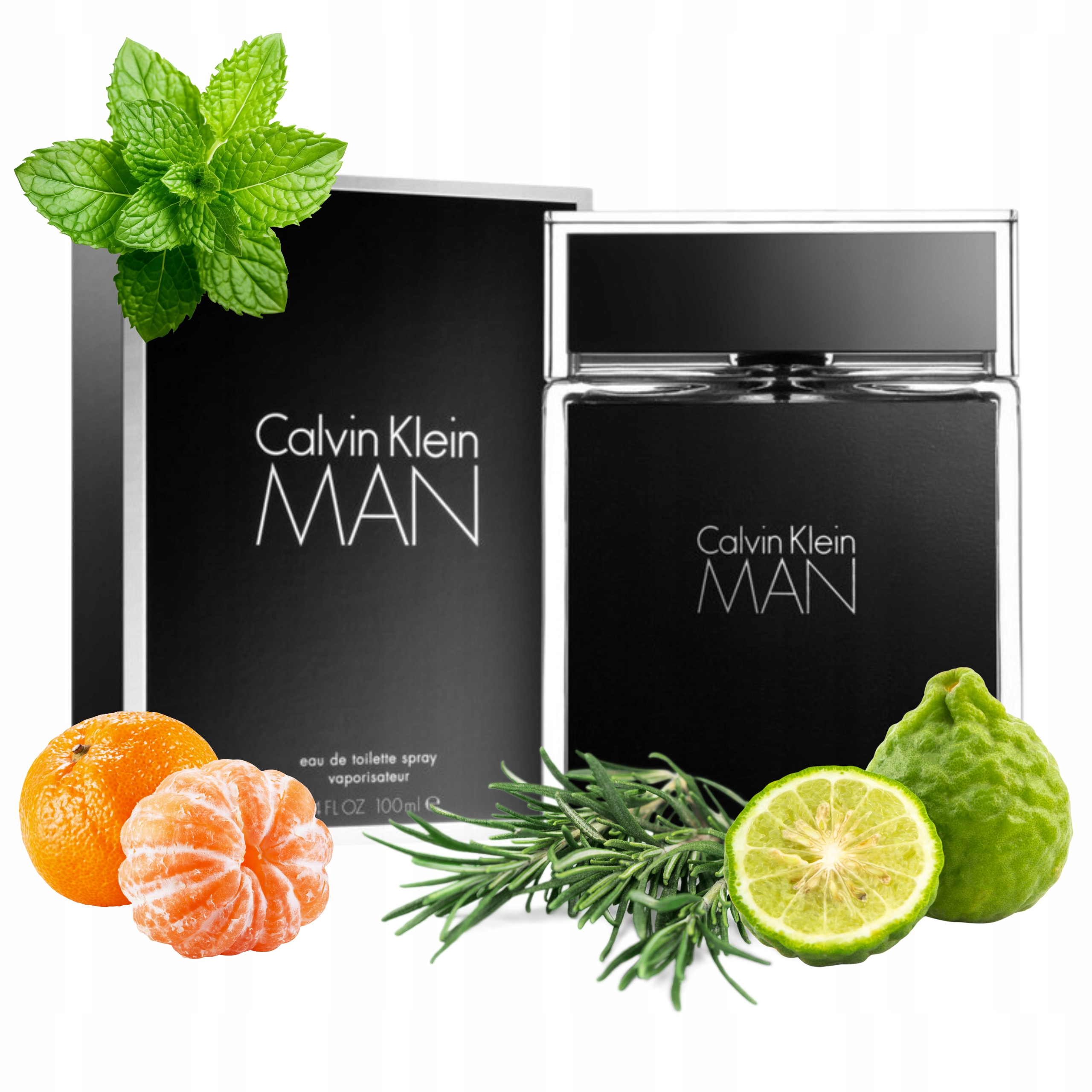 Perfumy Męskie Calvin Klein Man 100 ml Edt Woda Toaletowa