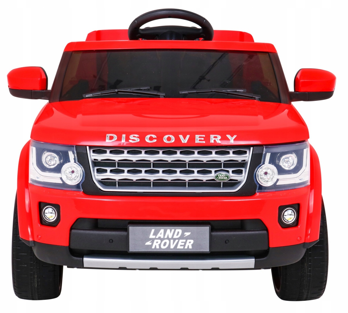 Land Rover Discovery Autko elektryczne dla dzieci Czerwony Pilot Koła E
