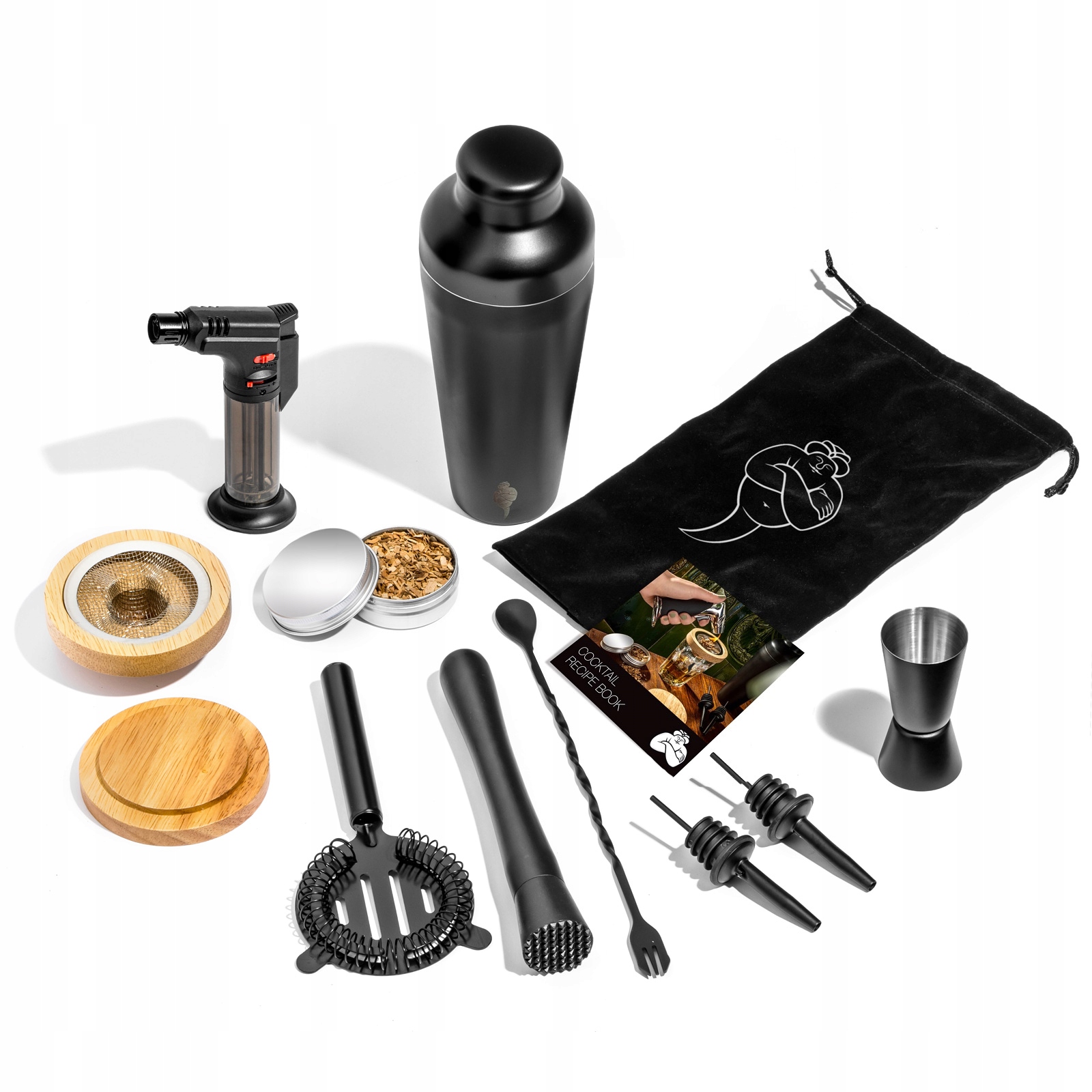 Barmanský set s údením whisky Deluxe 2v1