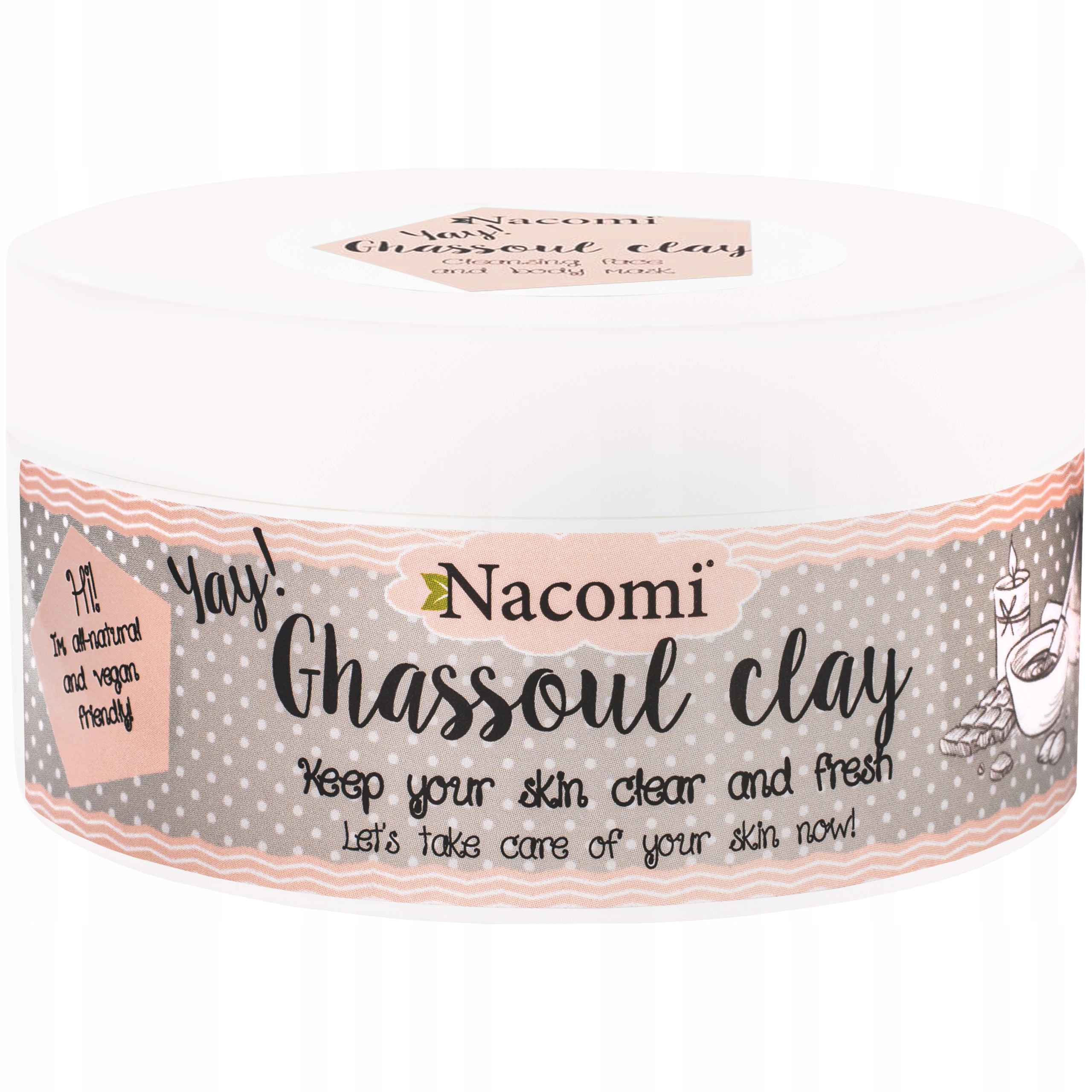 

Nacomi Ghassoul glinka do cery trądzikowej 94g