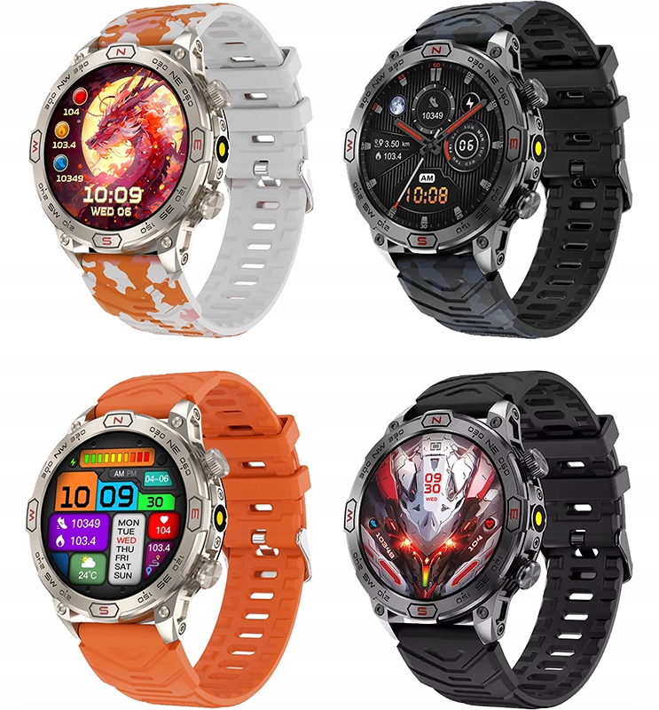 OKOSÓRA KARÓRA WATCH AMOLED 5 ATM SP02 FÉRFI OKOS BESZÉLGETÉS SPORT PULZUS Csomagolás állapota eredeti